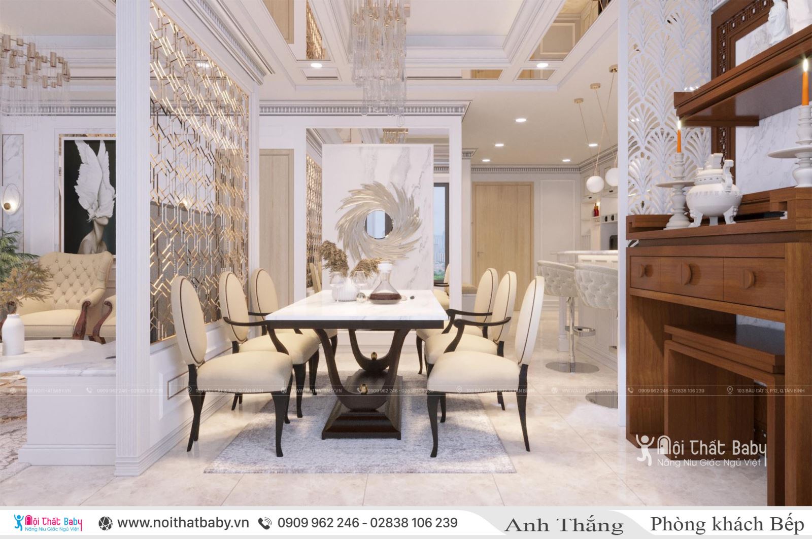 Khám phá nội thất căn 106m2 Chung cư Emerald Celadon City